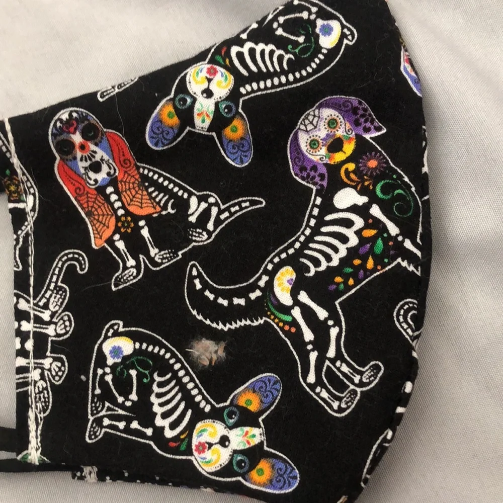 Hand made reversible Halloween mask